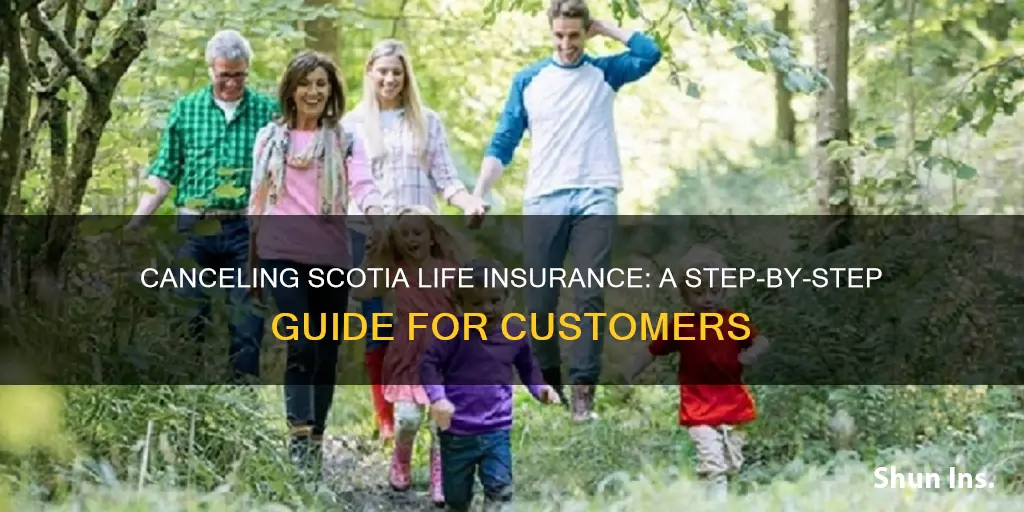 how to cancel scotia life insurance