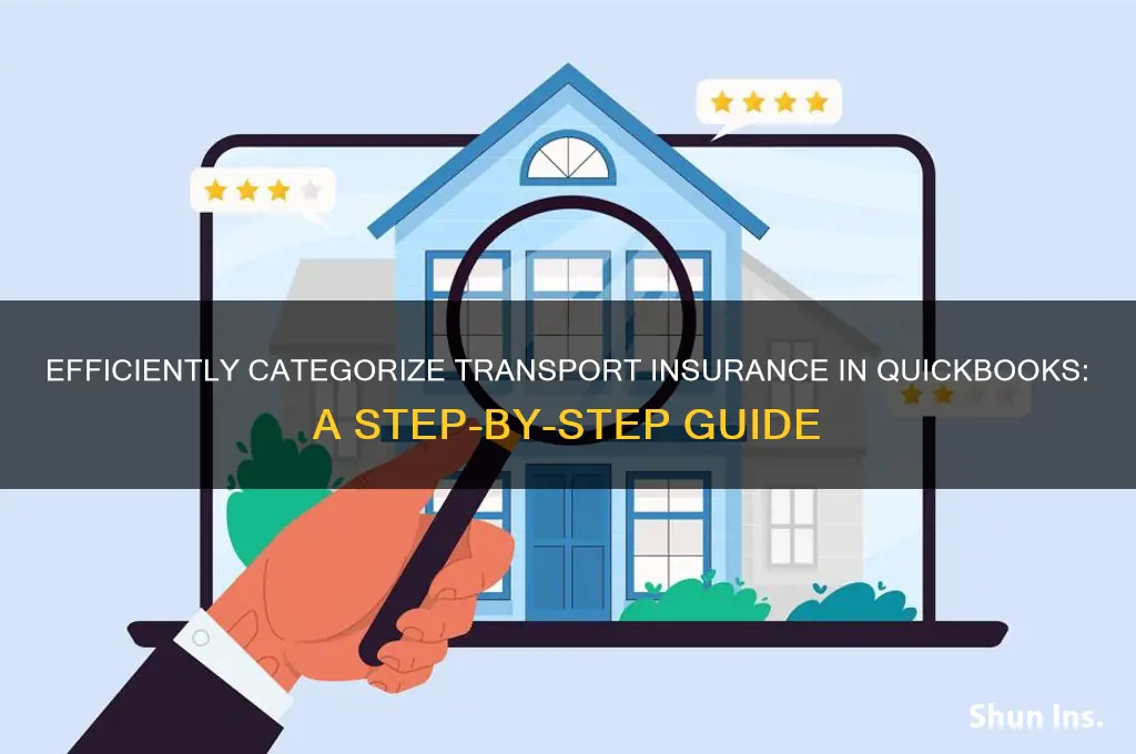 how to categorize transport insurance in quickbooks