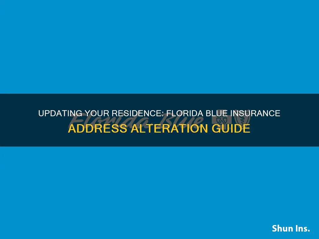 how to change address for florida blue insurance