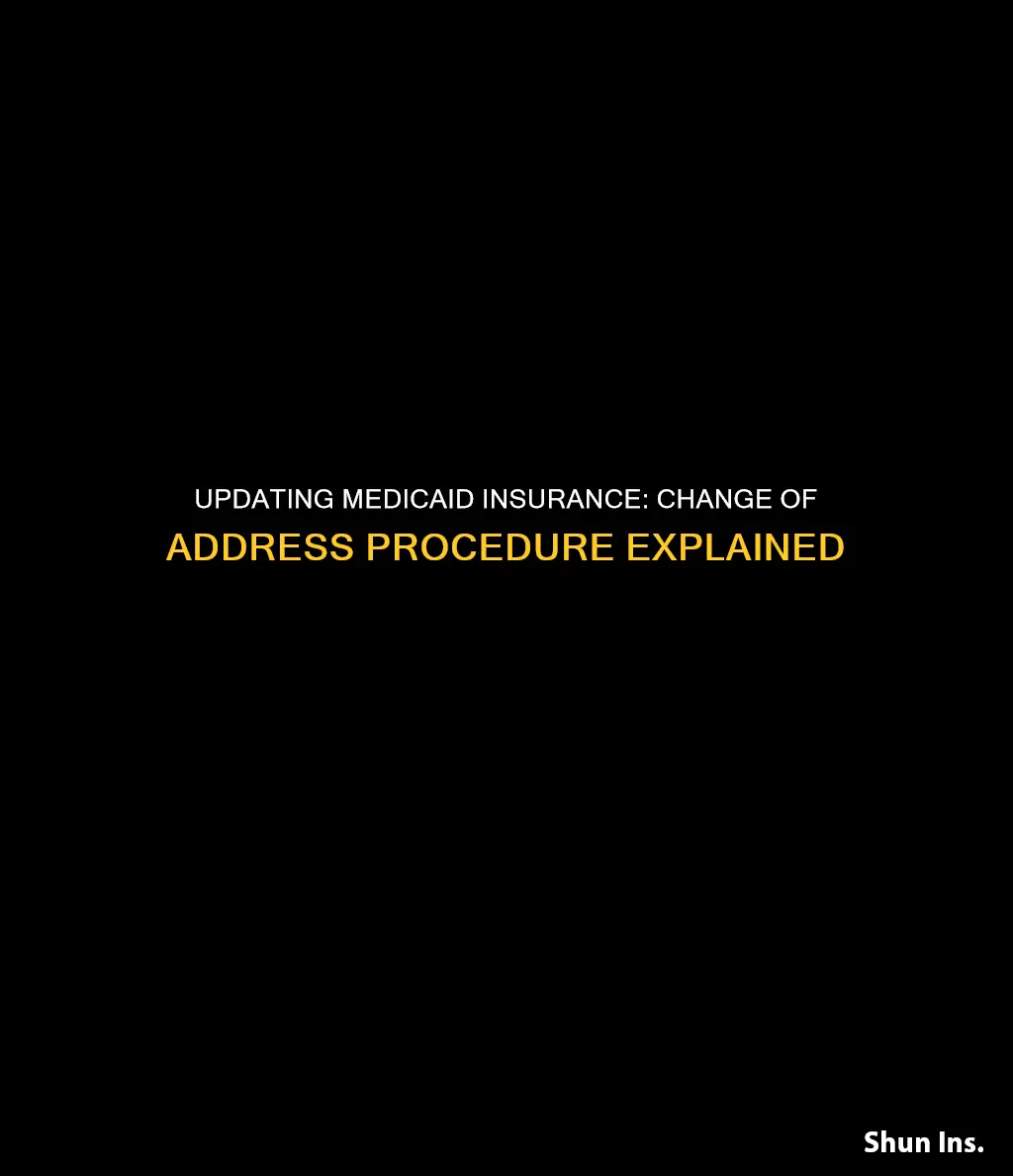 how to change address for medicaid insurance