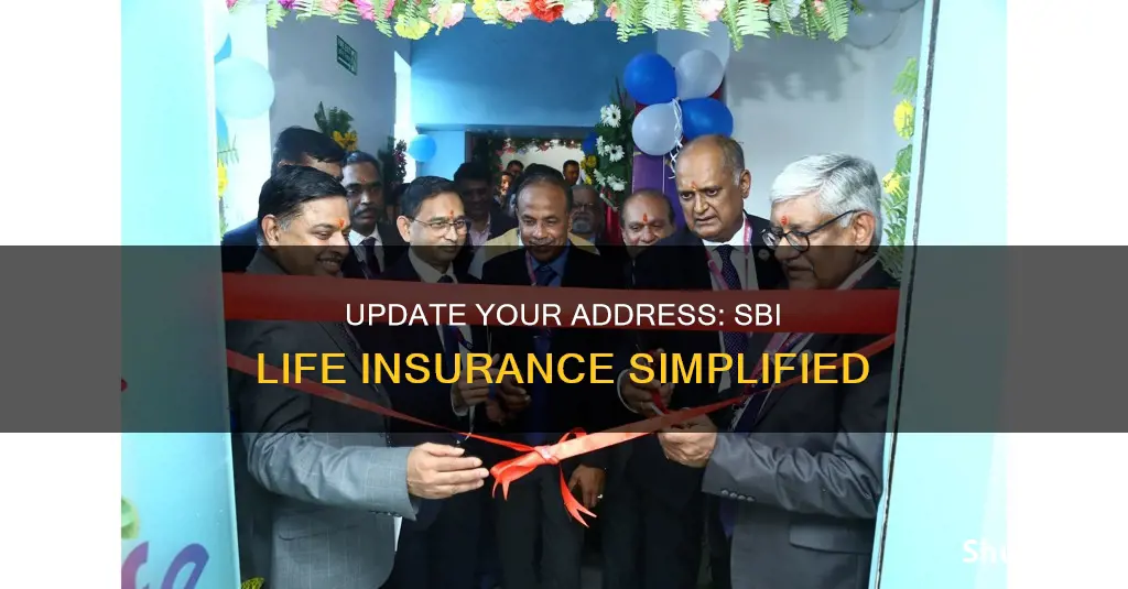 how to change address in sbi life insurance