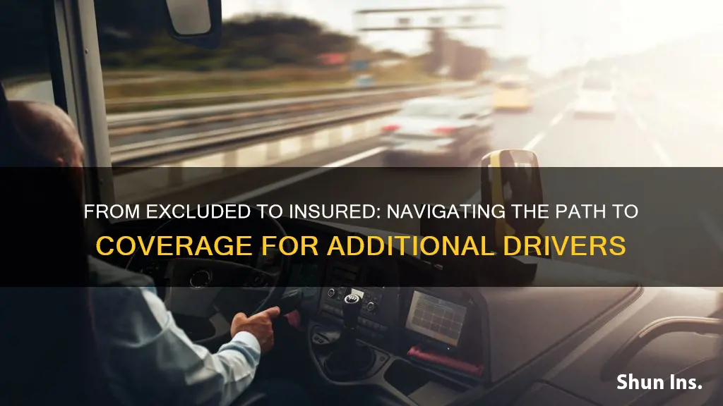 how to change an excluded driver to insured driver