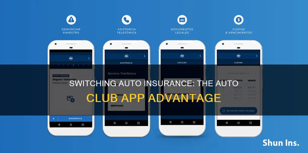 how to change auto insurance auto club app