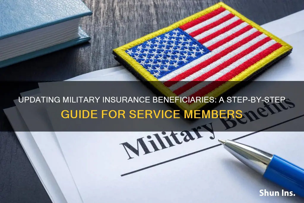 how to change beneficiary on military insurance