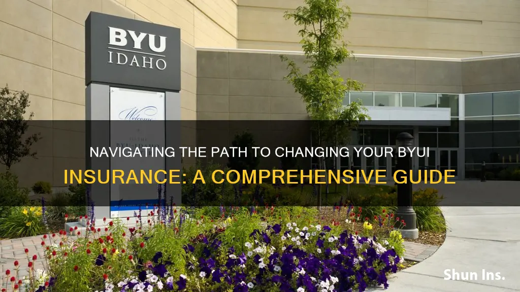 how to change byui insurance