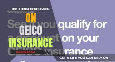 Transferring Car Insurance Policy Ownership from Driver to Spouse with GEICO