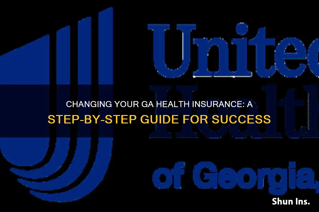 how to change ga for health insurance