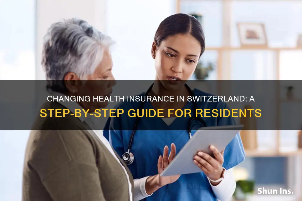 how to change health insurance in switzerland