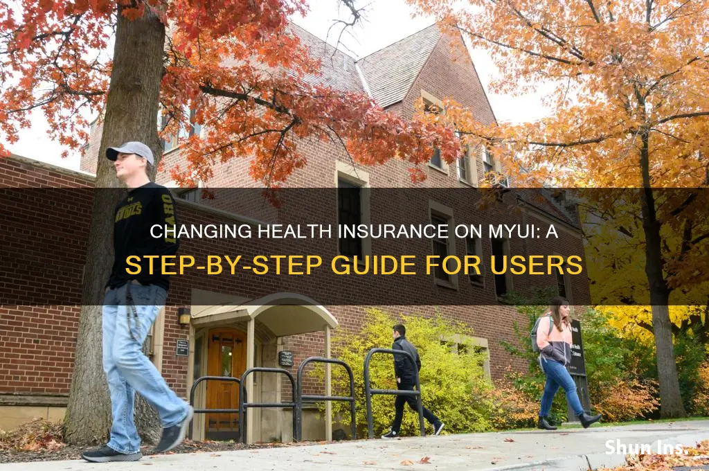 how to change health insurance on myui