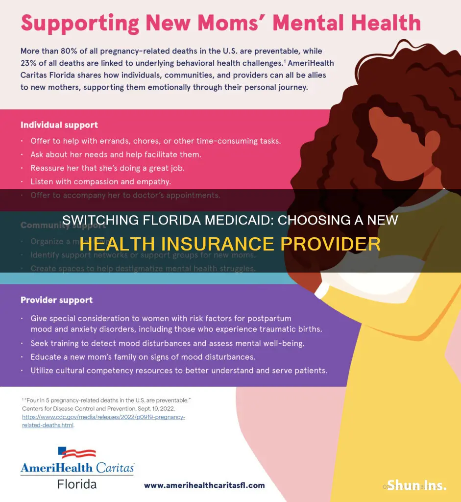 how to change health insurance providers florida medicaid