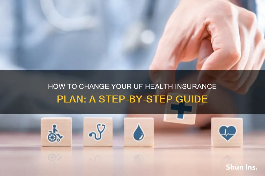 how to change health insurance uf
