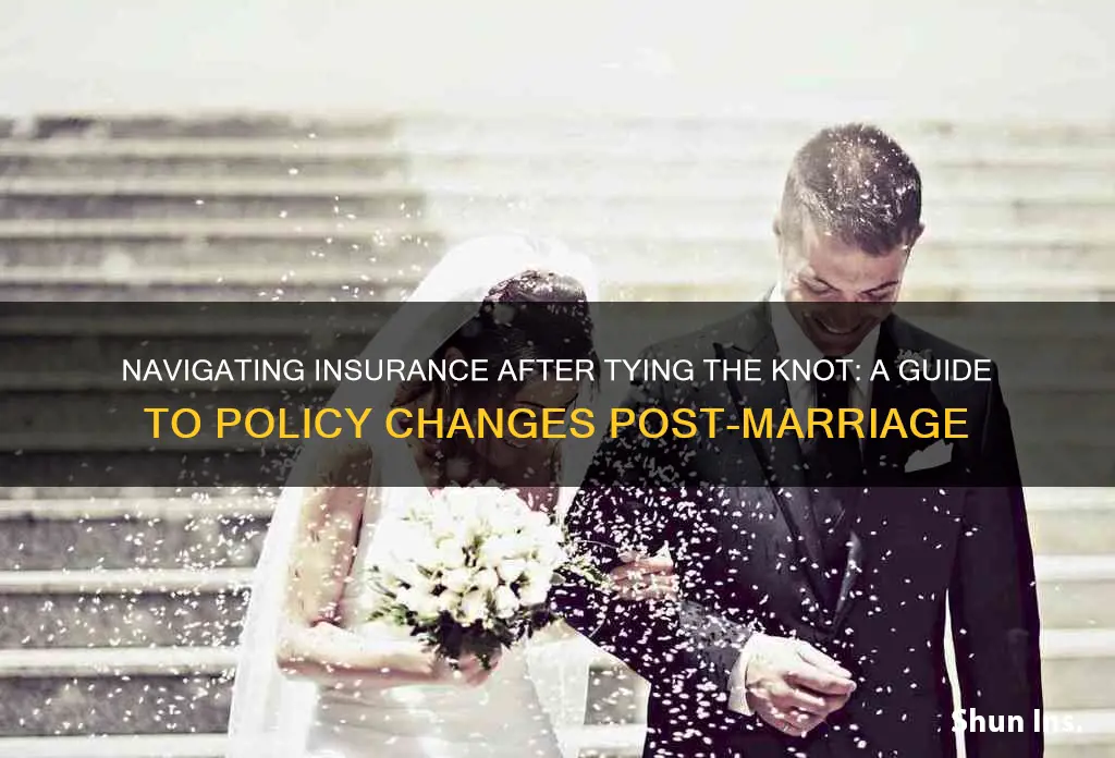 how to change insurance after marriage