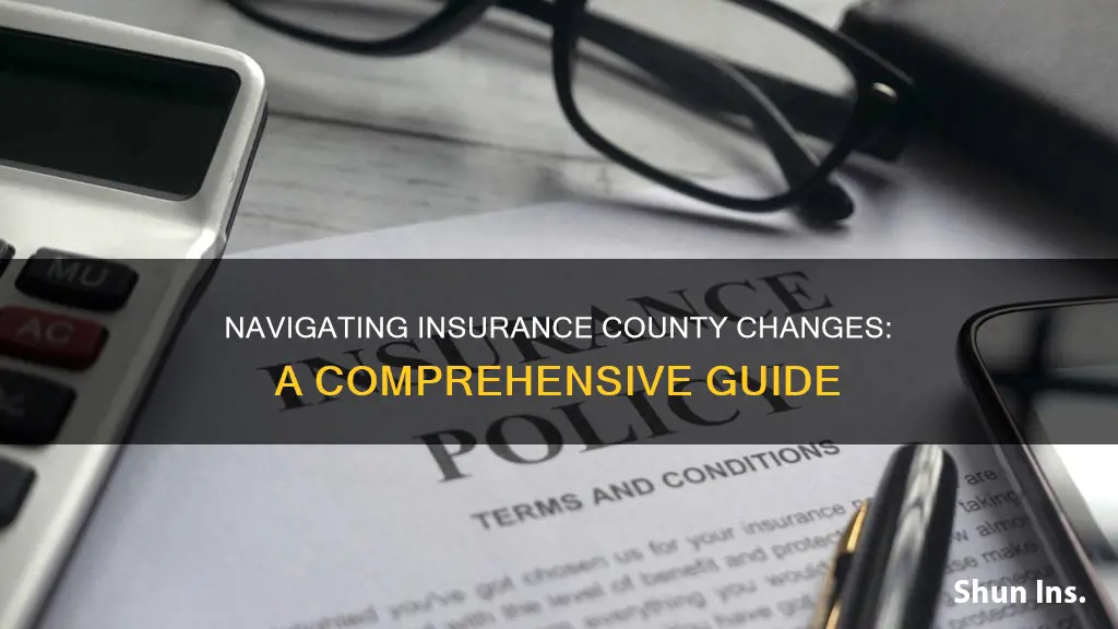 how to change insurance county