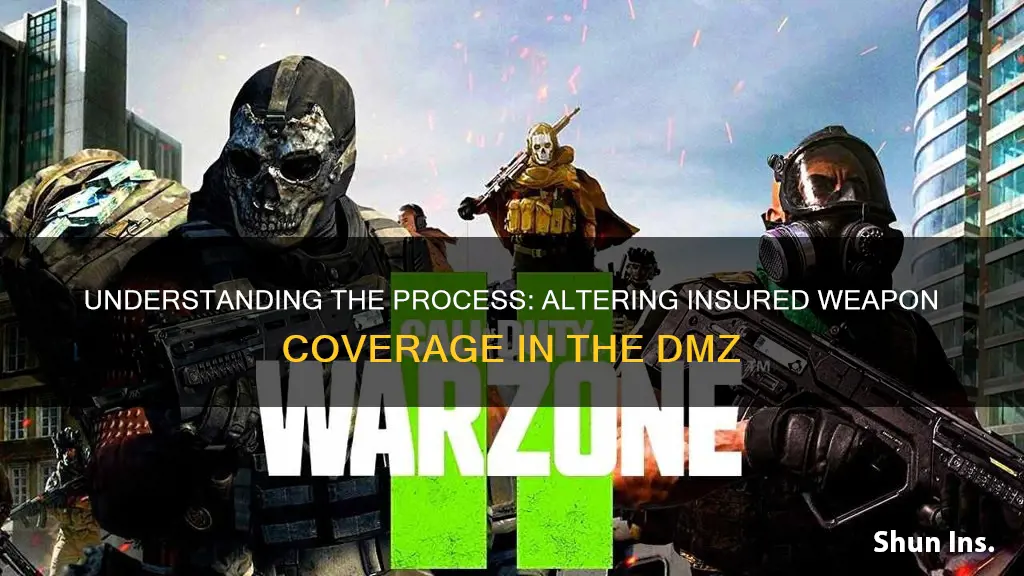 how to change insured weapon dmz