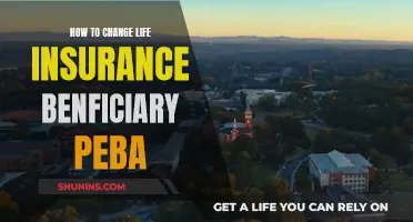 Changing Life Insurance Beneficiary: A Peba User's Guide