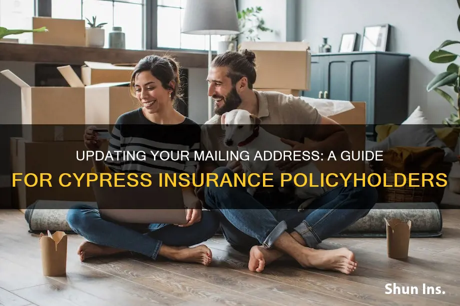 how to change mailing address for cypress insurance