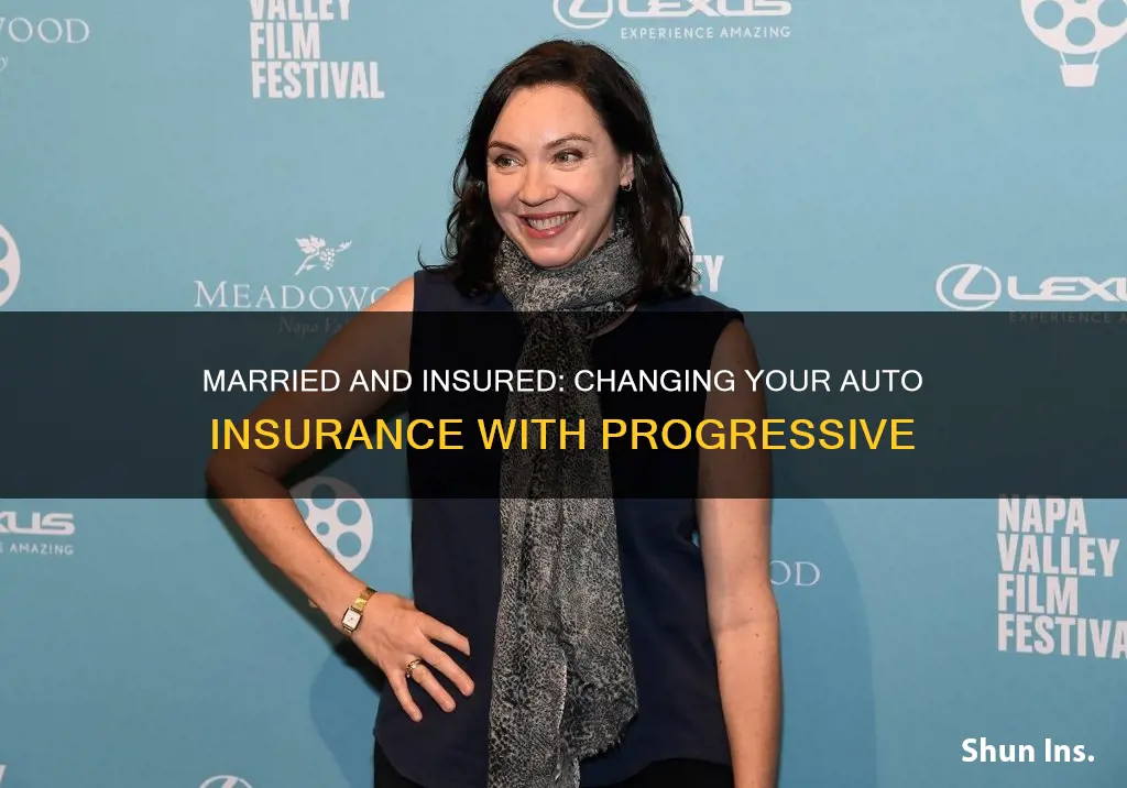 how to change my auto insurance with progressive married