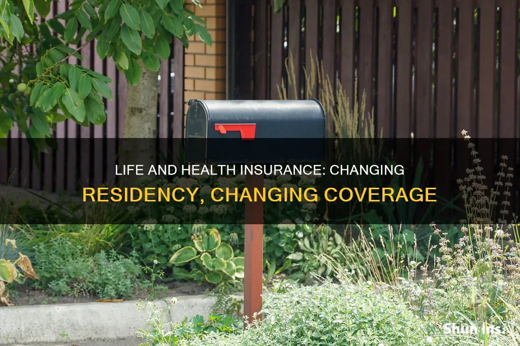 how to change my life and health insurance residency