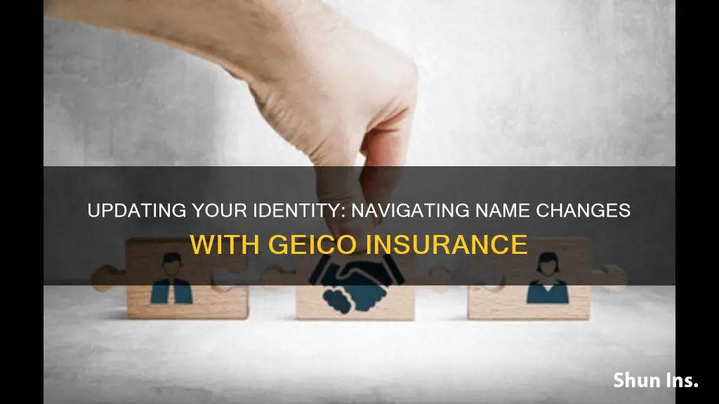 how to change my name on geico insurance