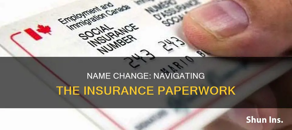 how to change name on insurance