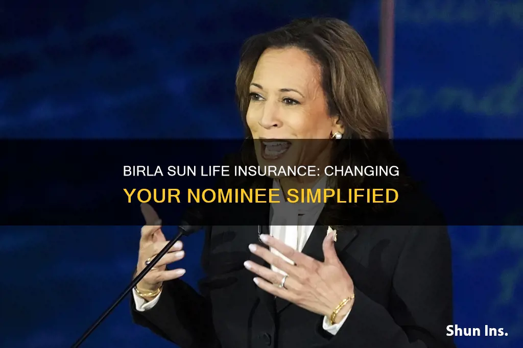 how to change nominee in birla sun life insurance