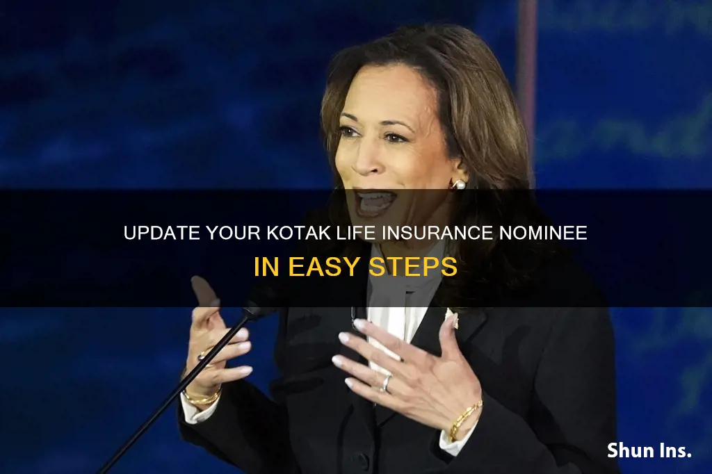 how to change nominee in kotak life insurance