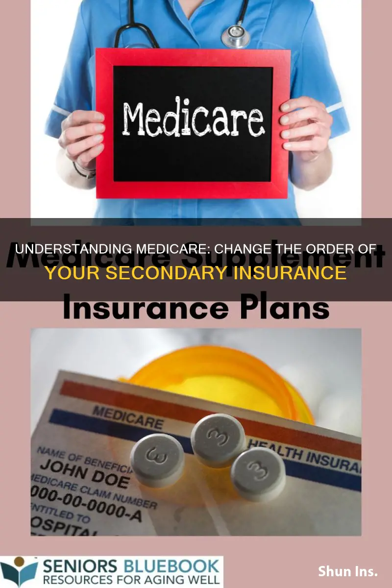 how to change order of secondary insurance with medicare