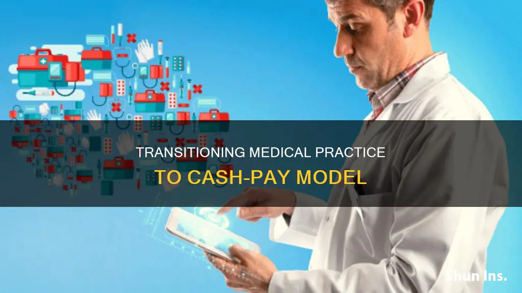 how to change practice from insurance to cash basis