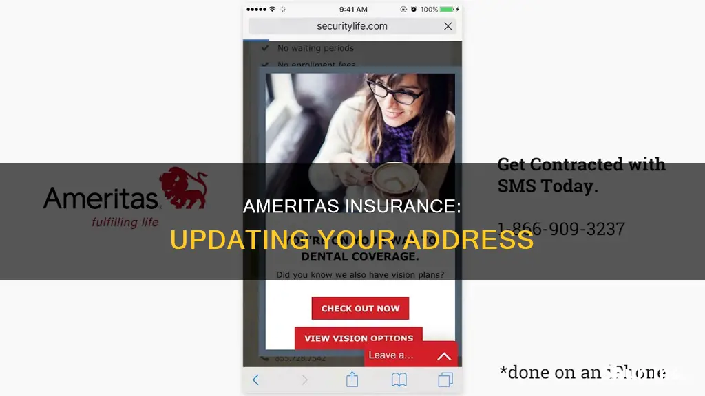 how to change the address on ameritas insurance