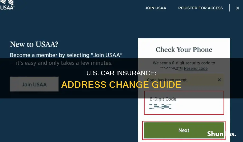 how to change your address on usaa vehicle insurance