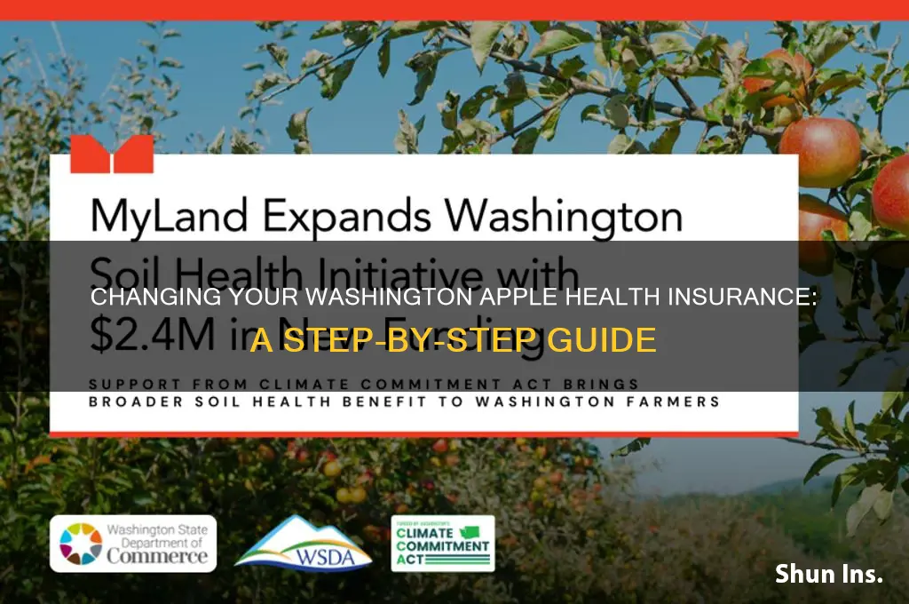 how to change your washington apple health insurance
