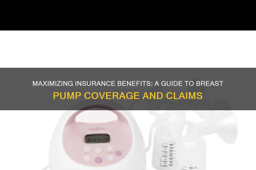 how to charge insurance for breast pump