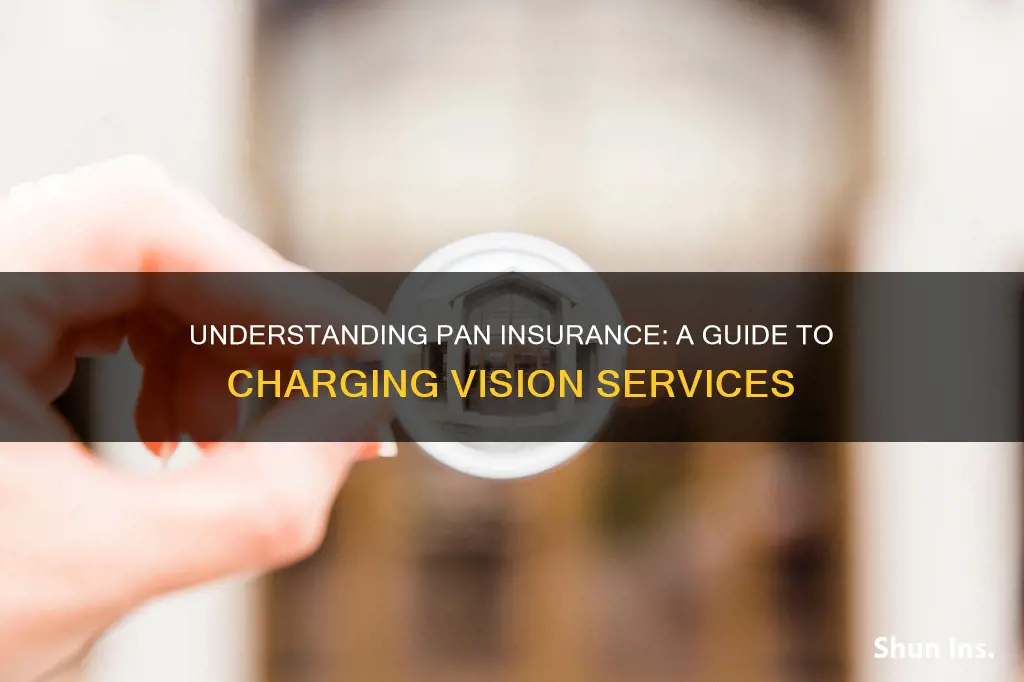 how to charge vision service pan insurance