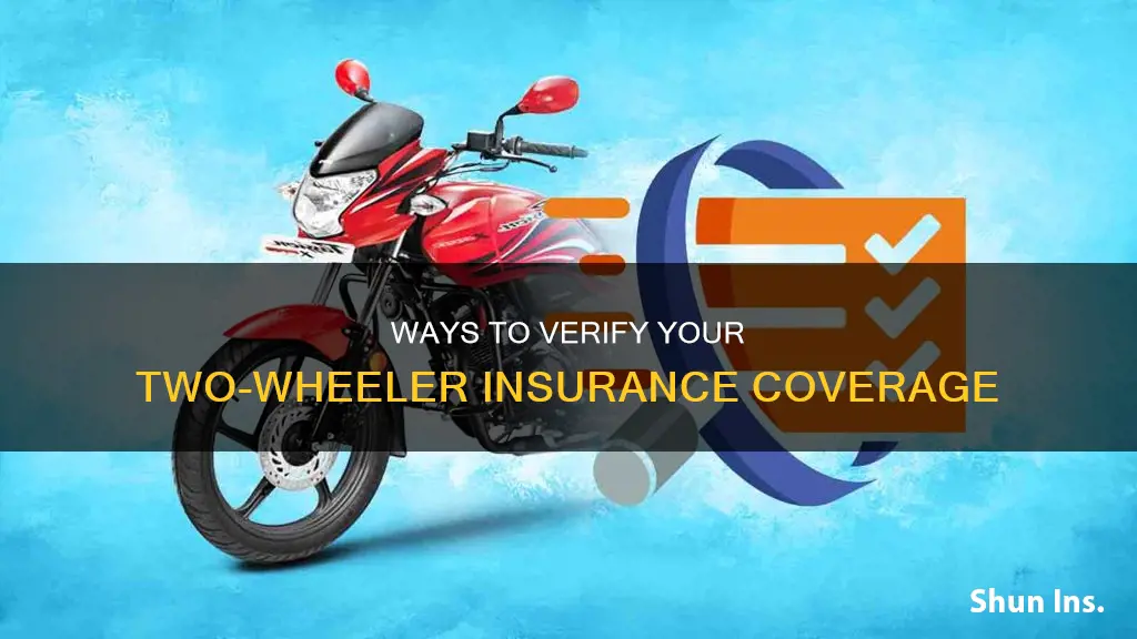 how to check 2 wheeler insurance