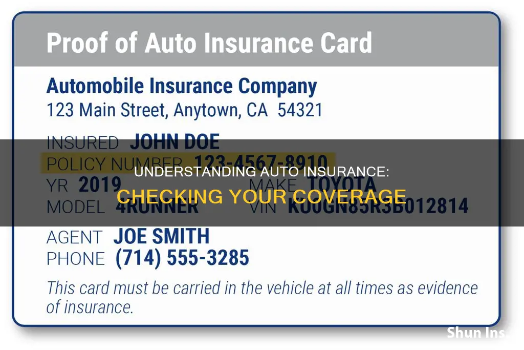 how to check auto insurance coverage