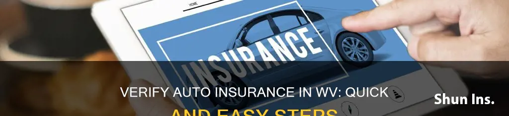 how to check auto insurance valid in wv