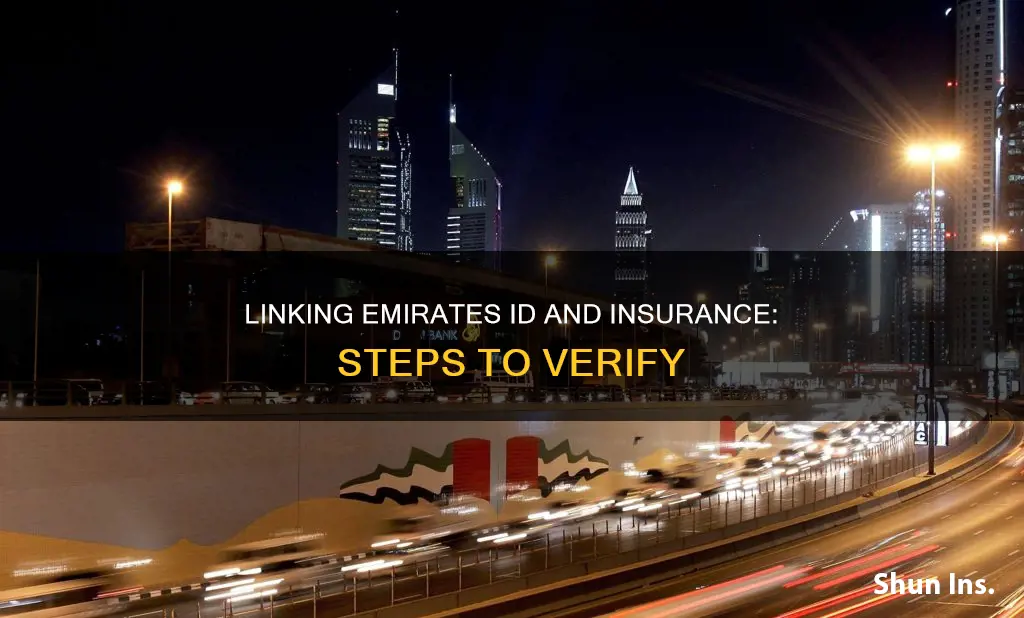 how to check emirates id link with insurance