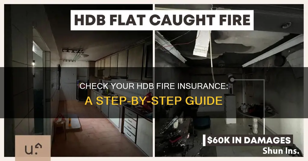 how to check hdb fire insurance