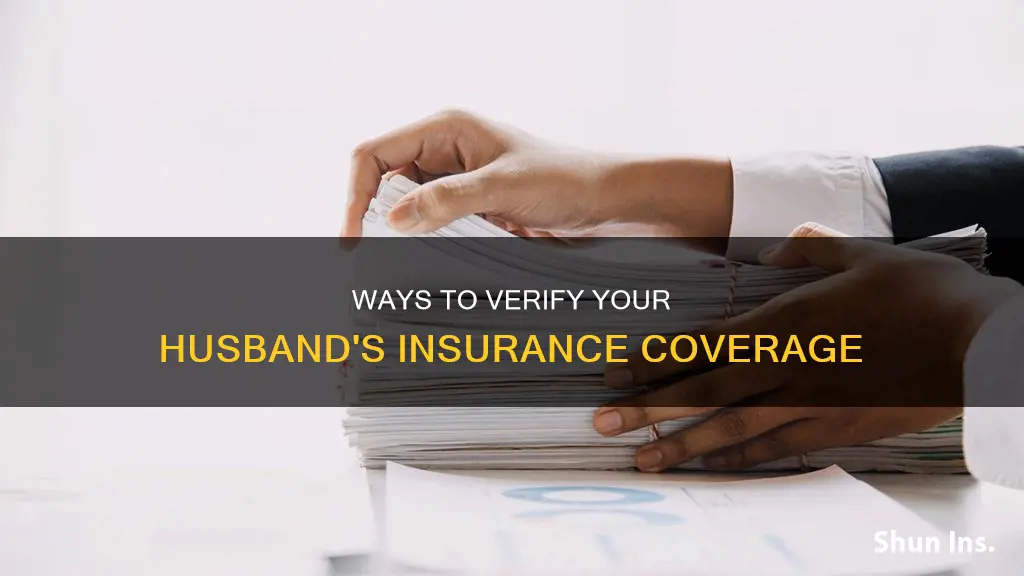 how to check husbands insurance