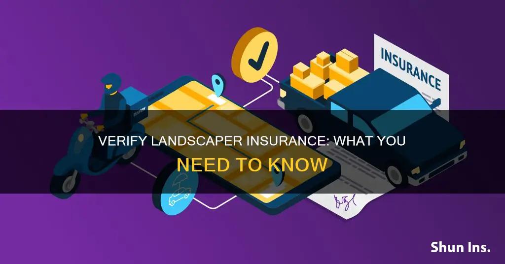 how to check if a landscaper is insured