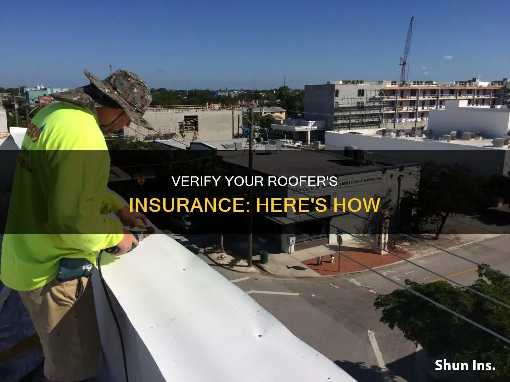how to check if a roofer is insured