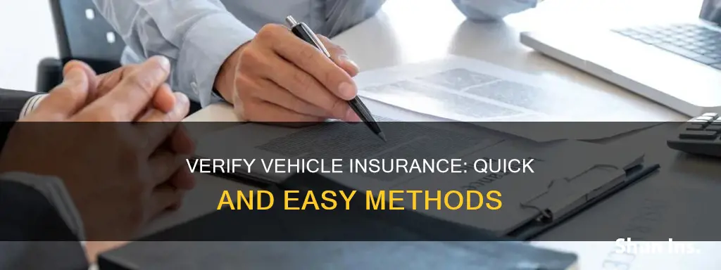 how to check if a vehicle has insurance