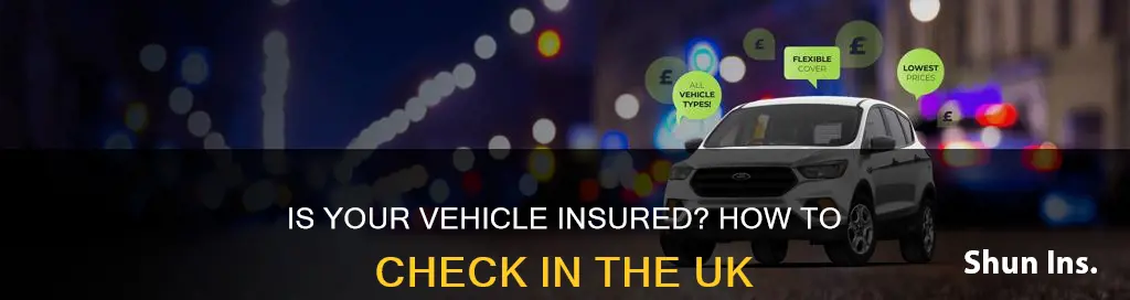 how to check if a vehicle is insured uk