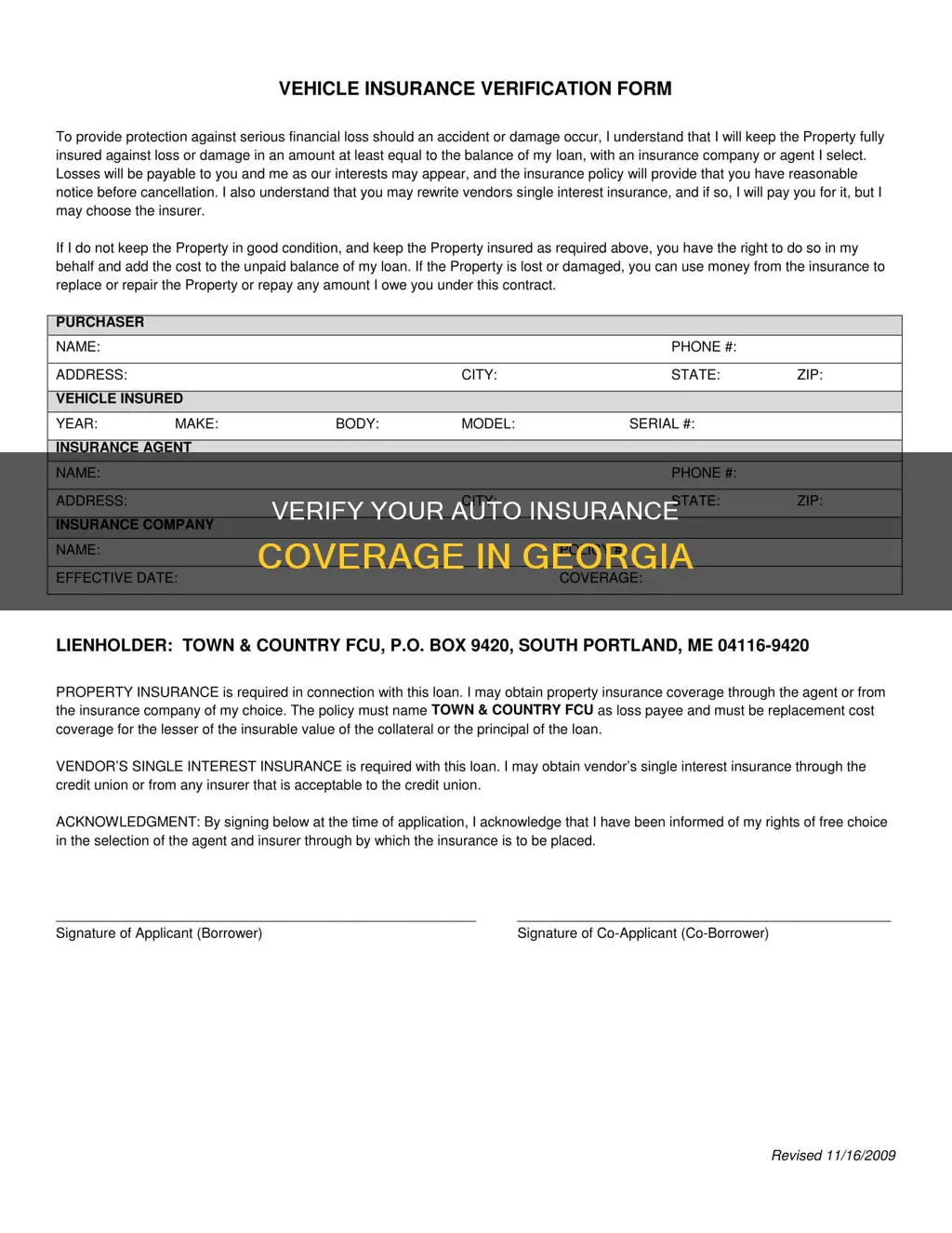 how to check if auto insurance is active ga