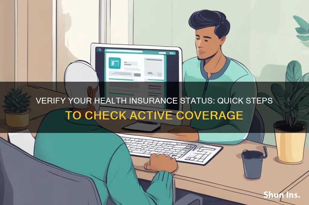 how to check if health insurance is still active