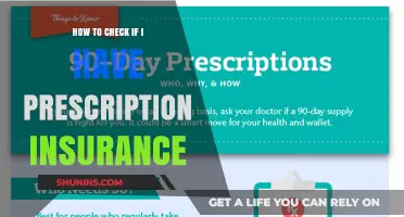 Prescription Insurance: Do I Have Coverage?