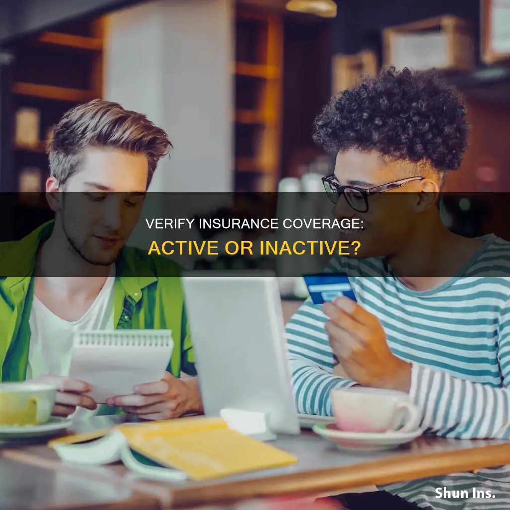 how to check if insurance appointmen is active