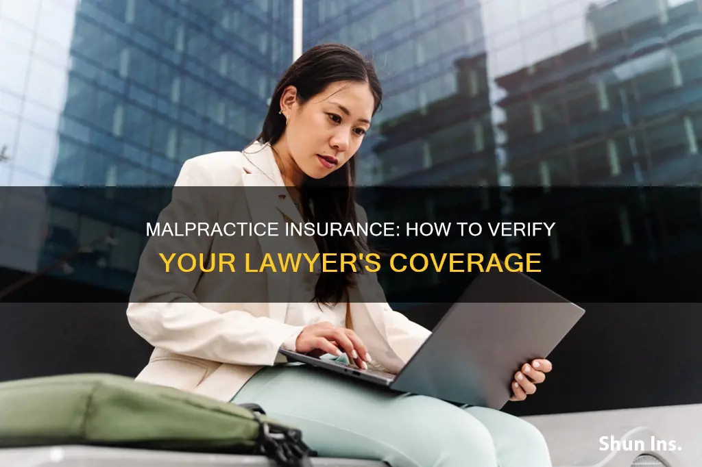 how to check if lawyer has malpractice insurance