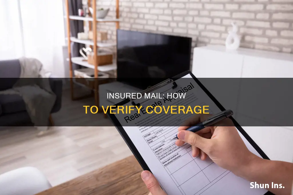 how to check if mail is insured