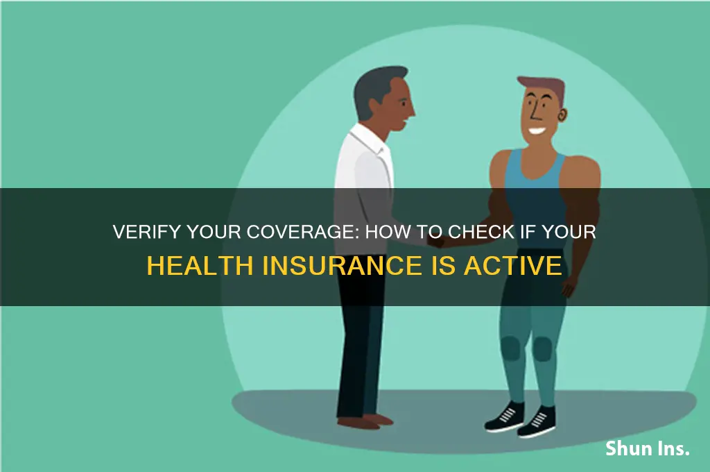 how to check if my health insurance is active